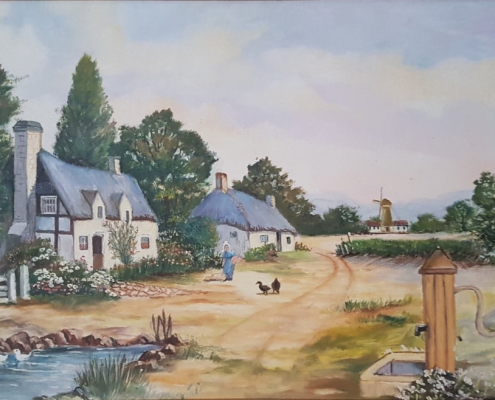 About me: my early works creating Oil Painting landscapes