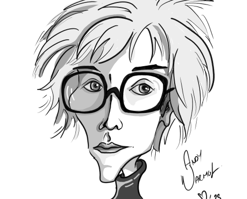 Andy Warhol Caricature
