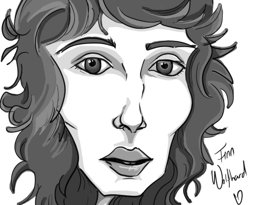 Finn Wolfhard caricature